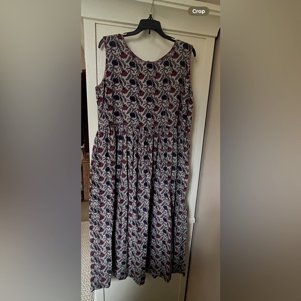 NATURAL LIFE Floral Maxi Dress in White, Navy, Maroon